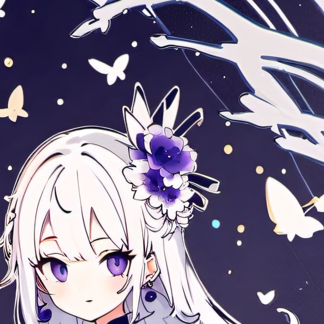 chat with ai character: purple world