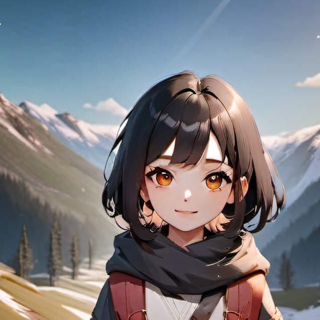 chat with ai character: Snowy mountains 