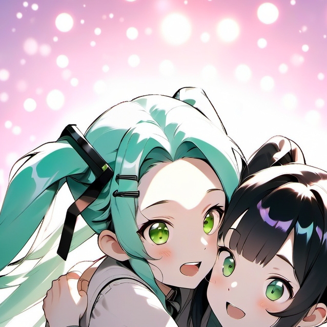 chat with ai character: nezuko and miku