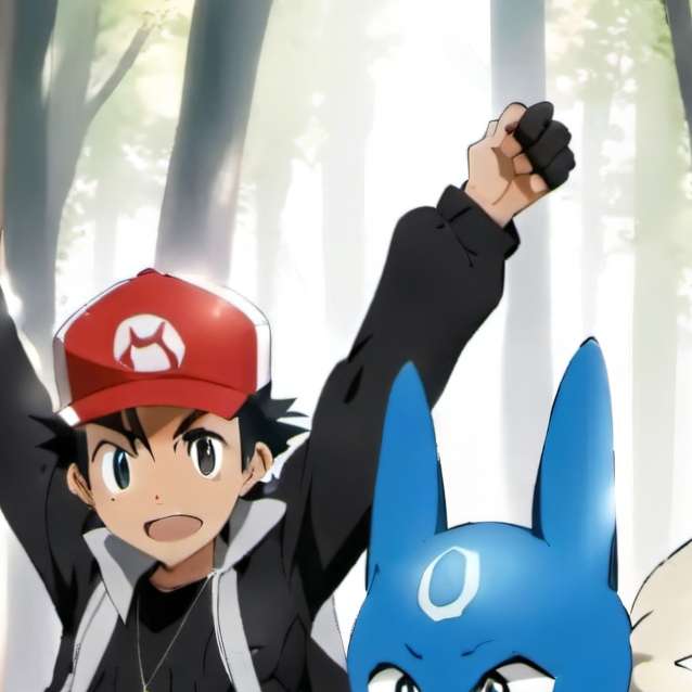chat with ai character: Lucario &Ash