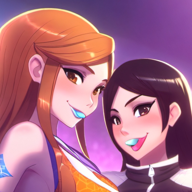 chat with ai character: Nami and robin