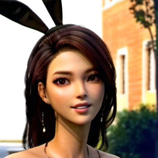 chat with ai character: Bunny doll