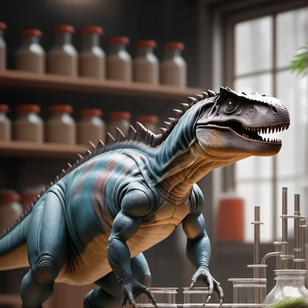 chat with ai character: cloning dinosaur 