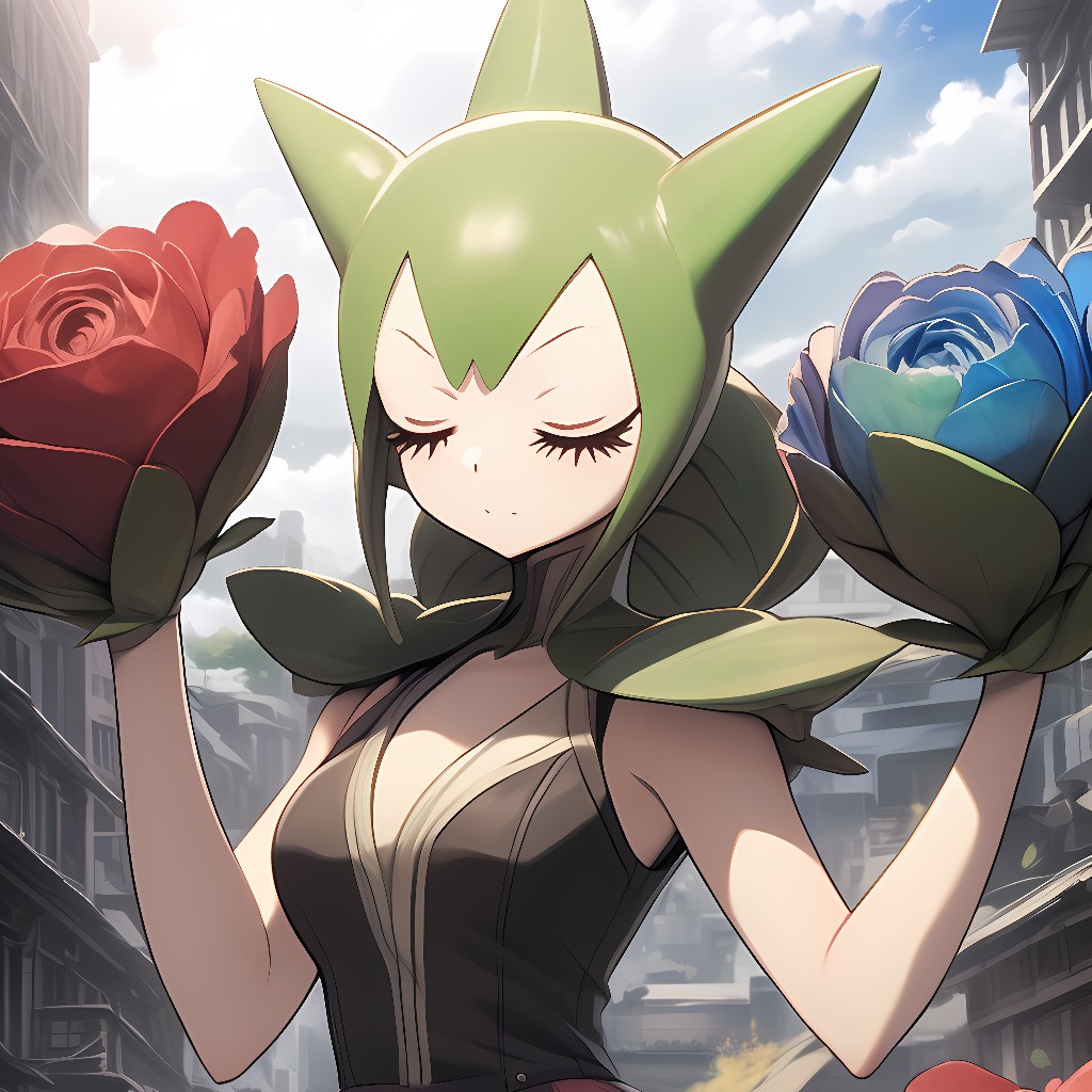 chat with ai character: Roselia Gijinka