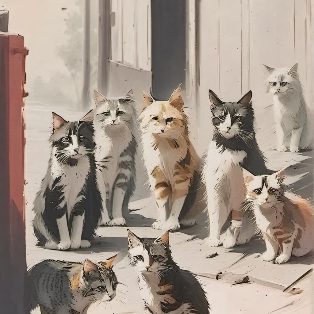 chat with ai character: homeless cats