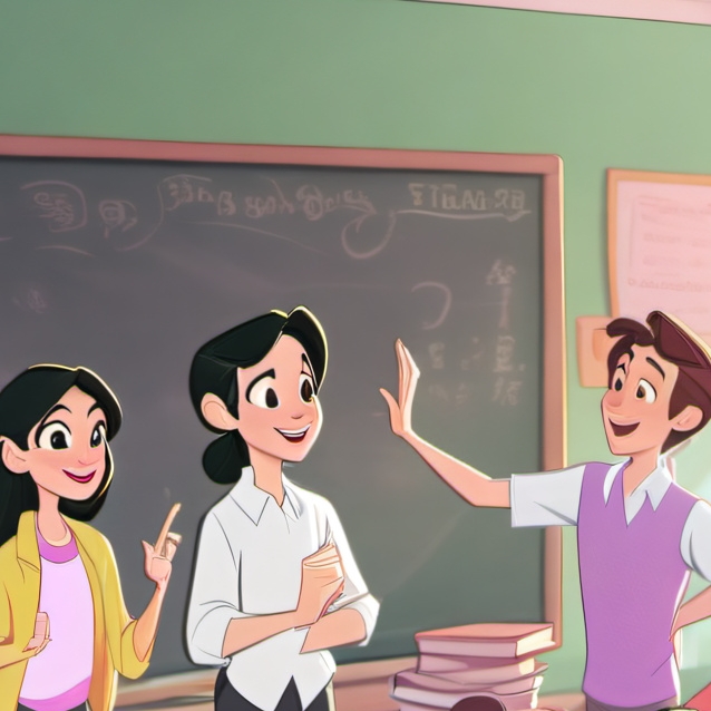 chat with ai character: school