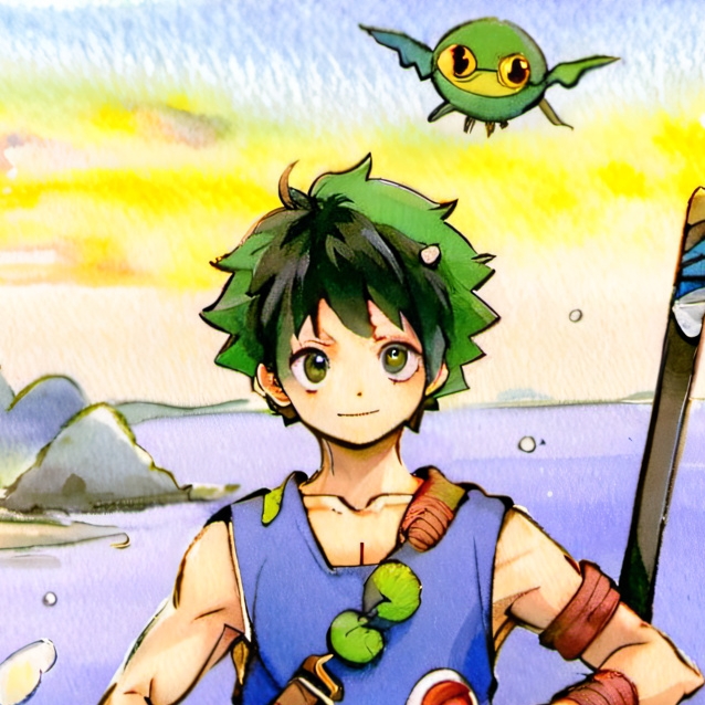 chat with ai character: deku