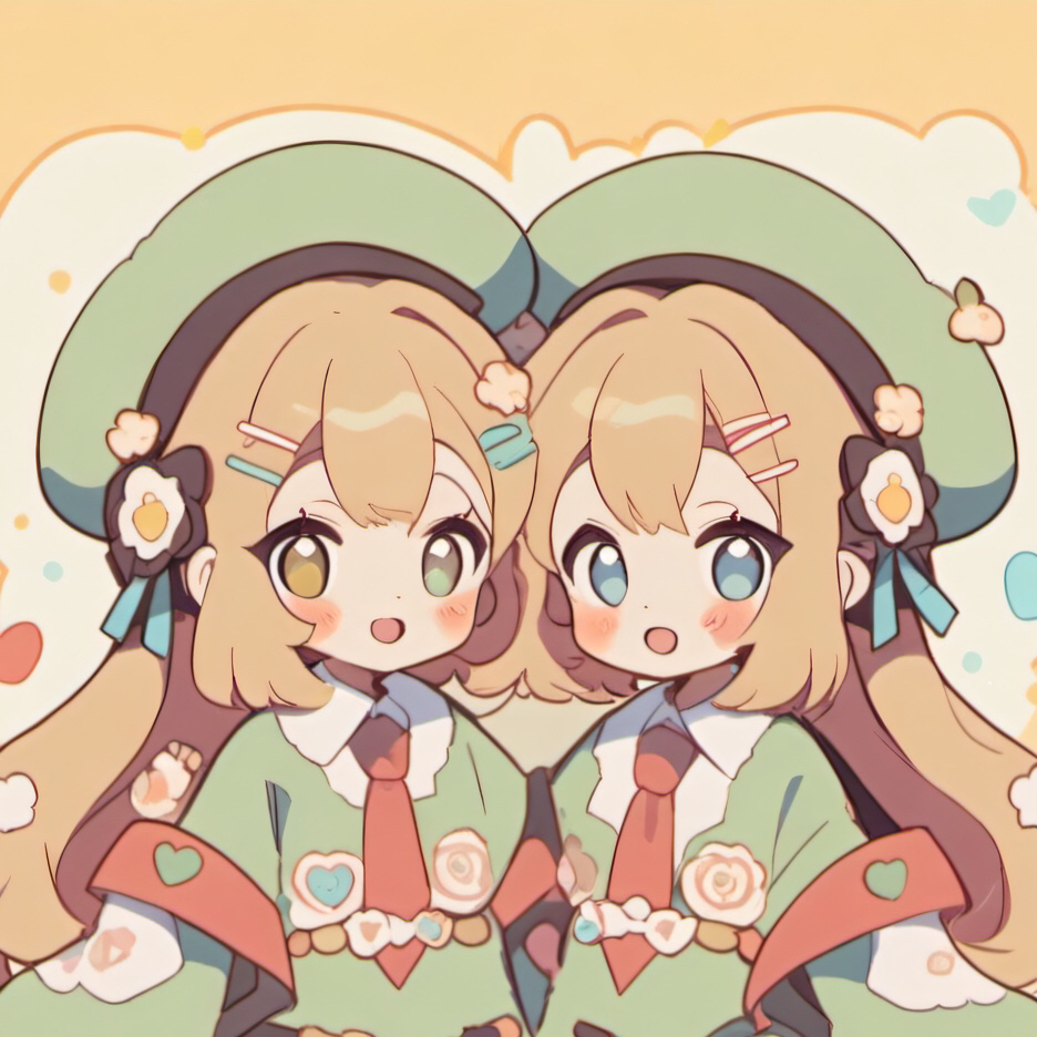 chat with ai character: Twin love 💗 