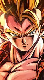 ai character: Gogeta  background