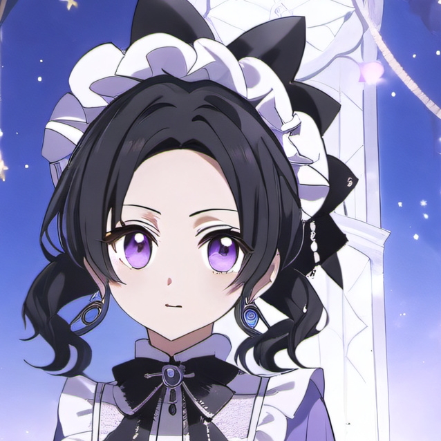 chat with ai character: Shinobu maid dress