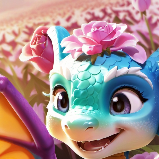 chat with ai character: baby dragon 