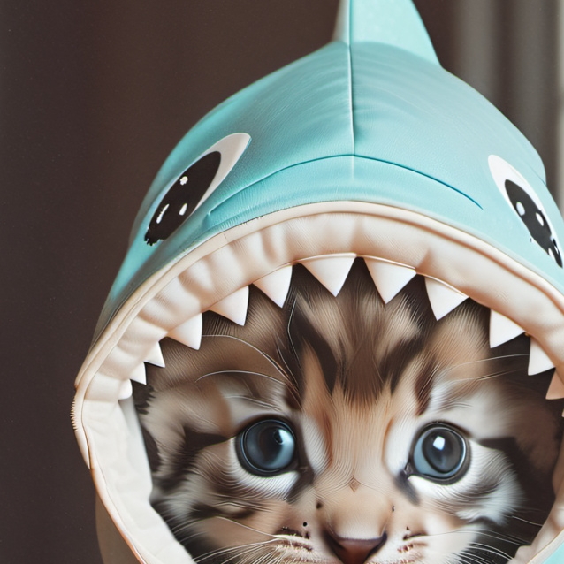 chat with ai character: shark kitten