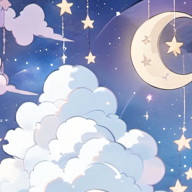 chat with ai character: The moonlight sky.