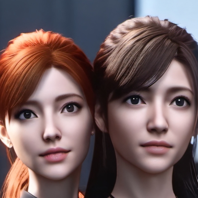 chat with ai character: Ell and Lia