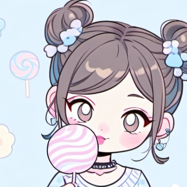 chat with ai character: cutr girl