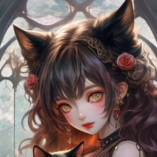 chat with ai character: shy cat