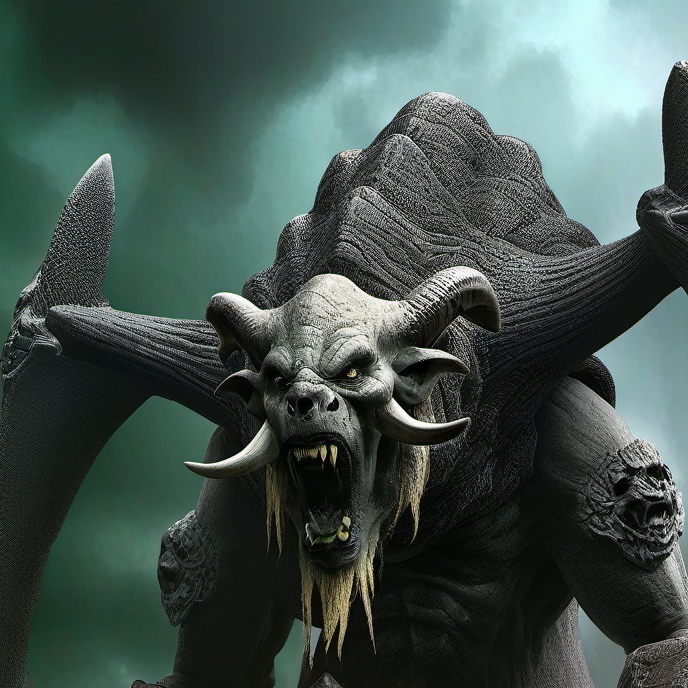 chat with ai character: Rock monster