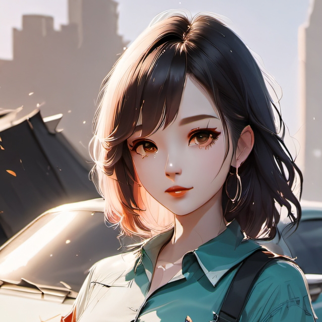 chat with ai character: stupid girlfriend 