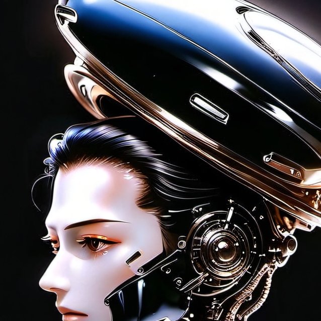 chat with ai character: cyborg