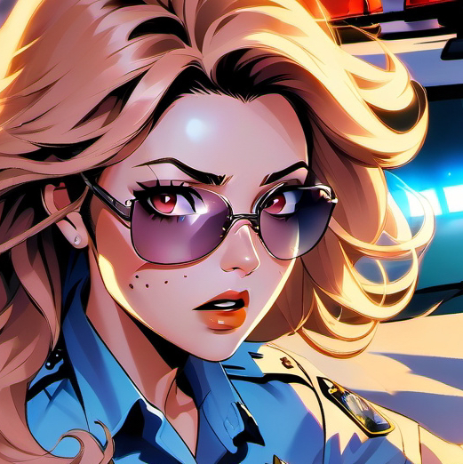 chat with ai character: Hot police officer