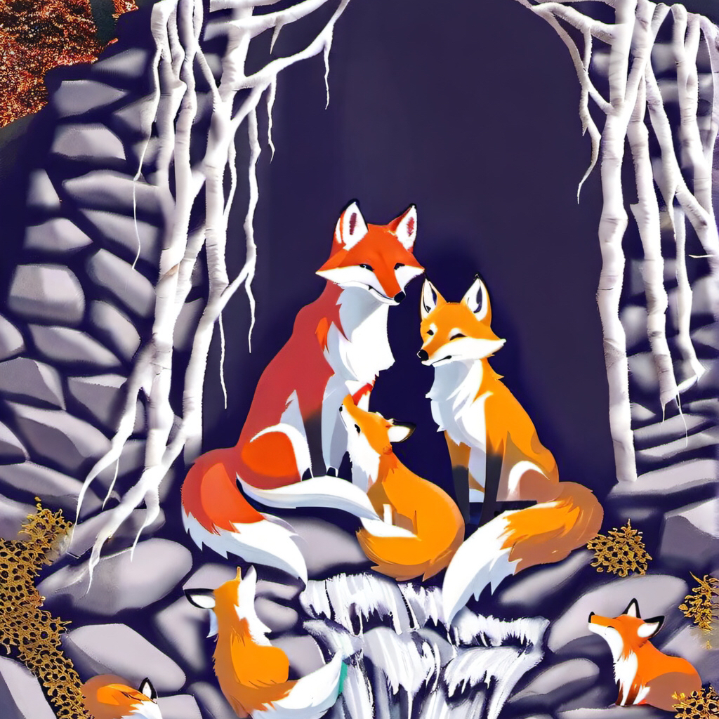 chat with ai character: Fox family