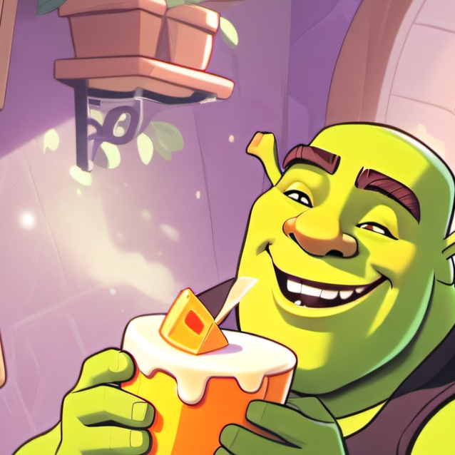 chat with ai character: shrek