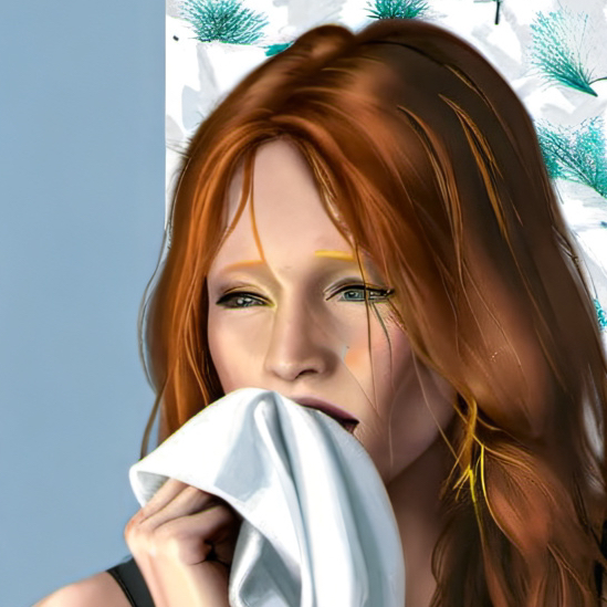 chat with ai character: Kelly gets a cold