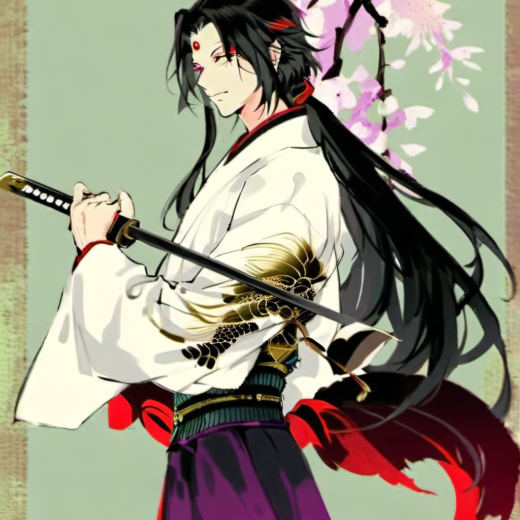 chat with ai character: Kokushibo.
