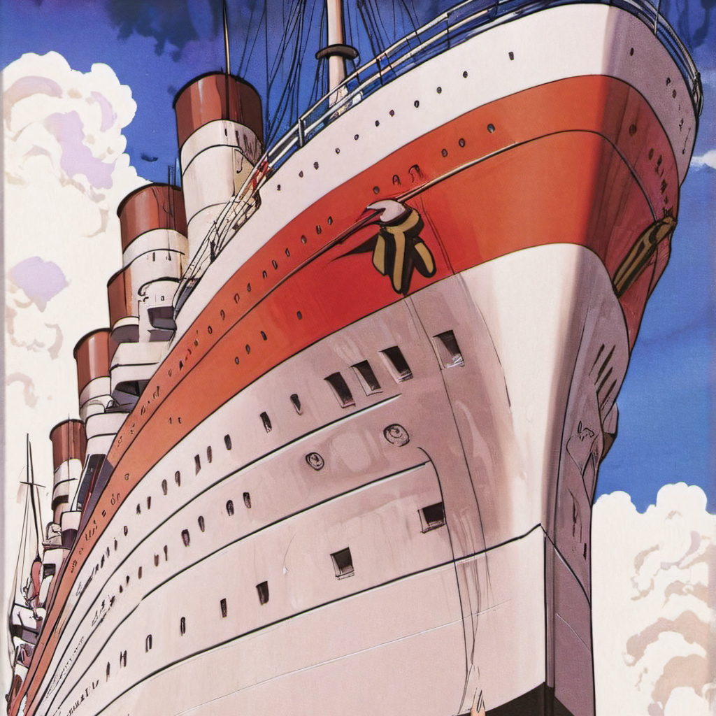 chat with ai character: The yell red ship 