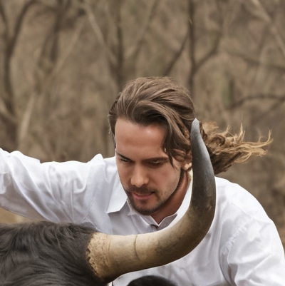 chat with ai character: Bull riding