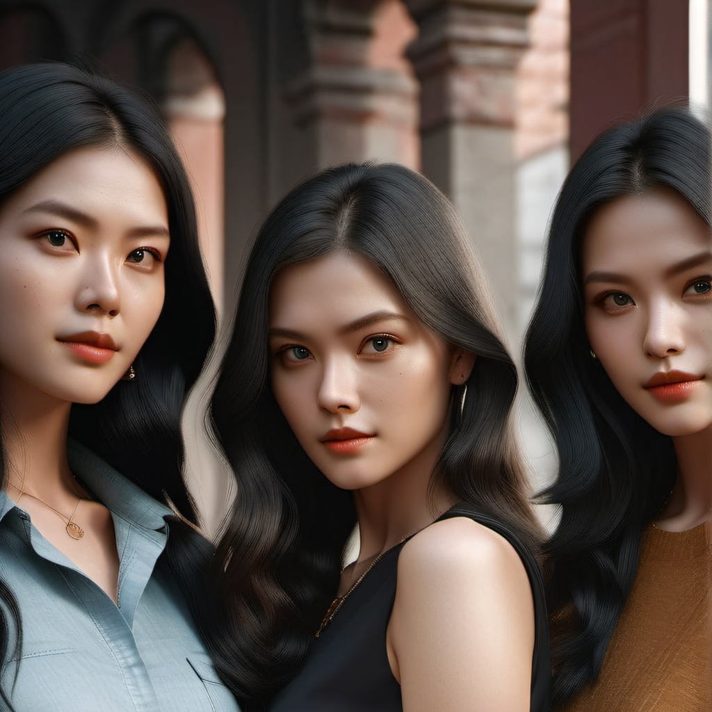 chat with ai character: The 3 girls