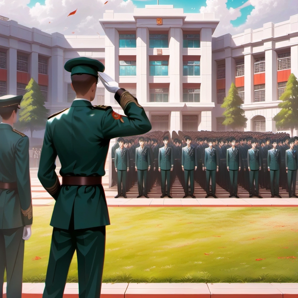 chat with ai character: Military school