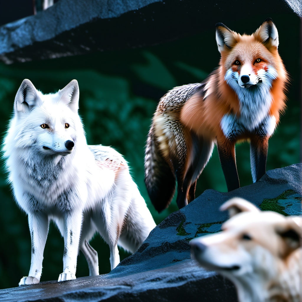 chat with ai character: pack of foxs