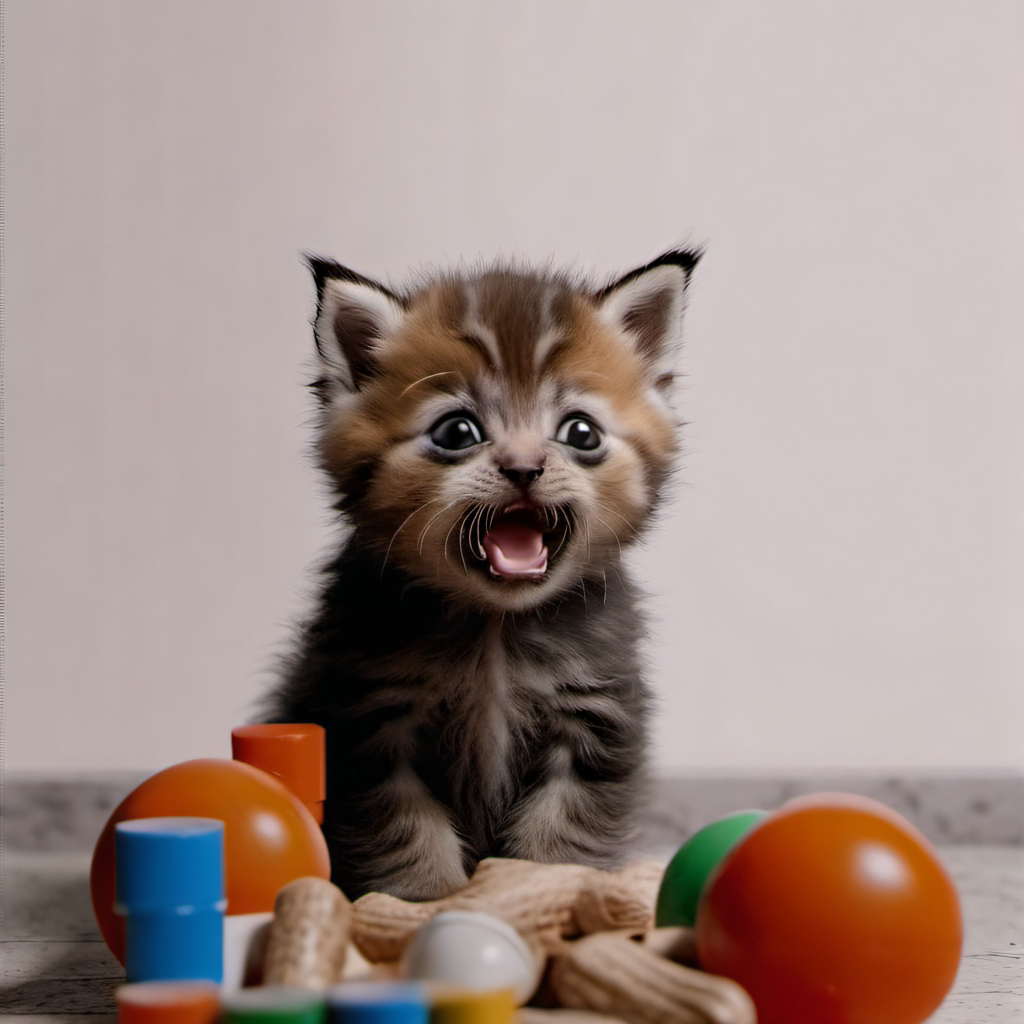 chat with ai character: More toys morefood