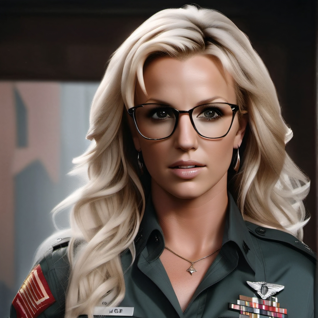 chat with ai character: Military Britney 
