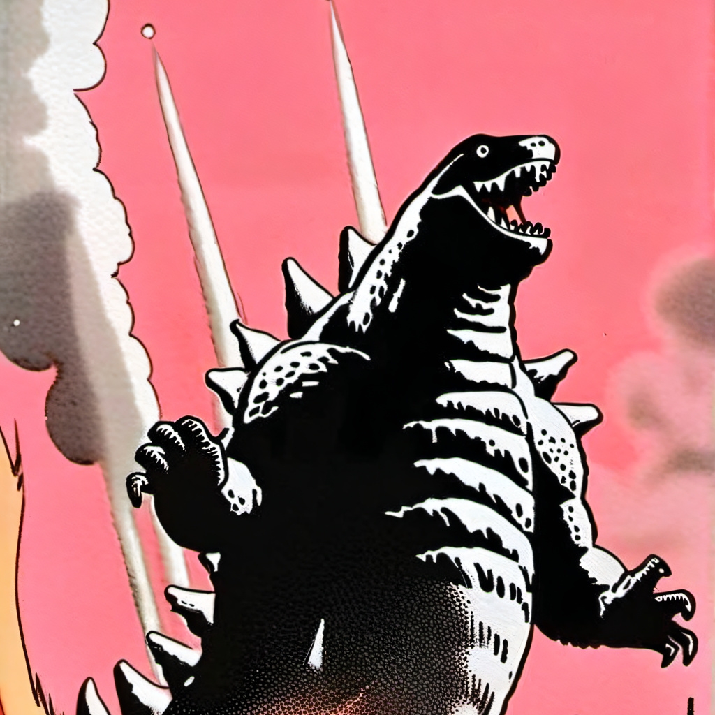 chat with ai character: Godzilla 60s