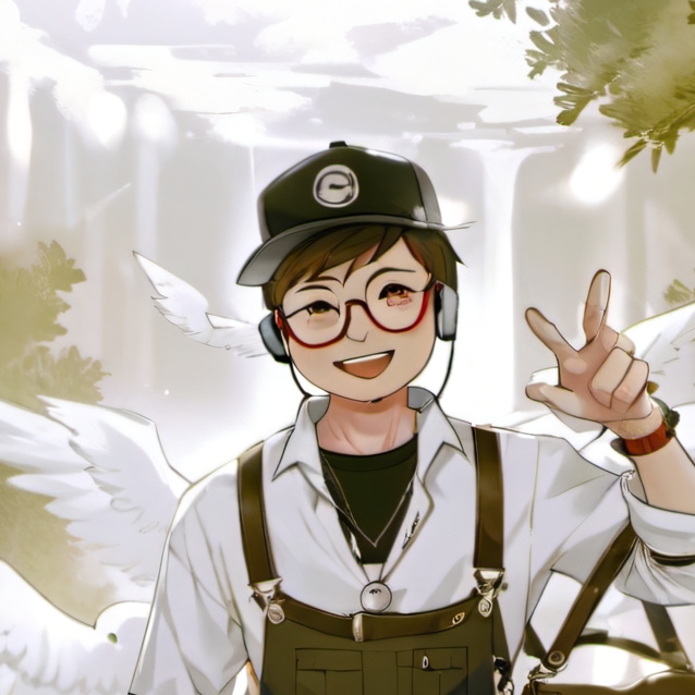 chat with ai character: NotReal (white) 