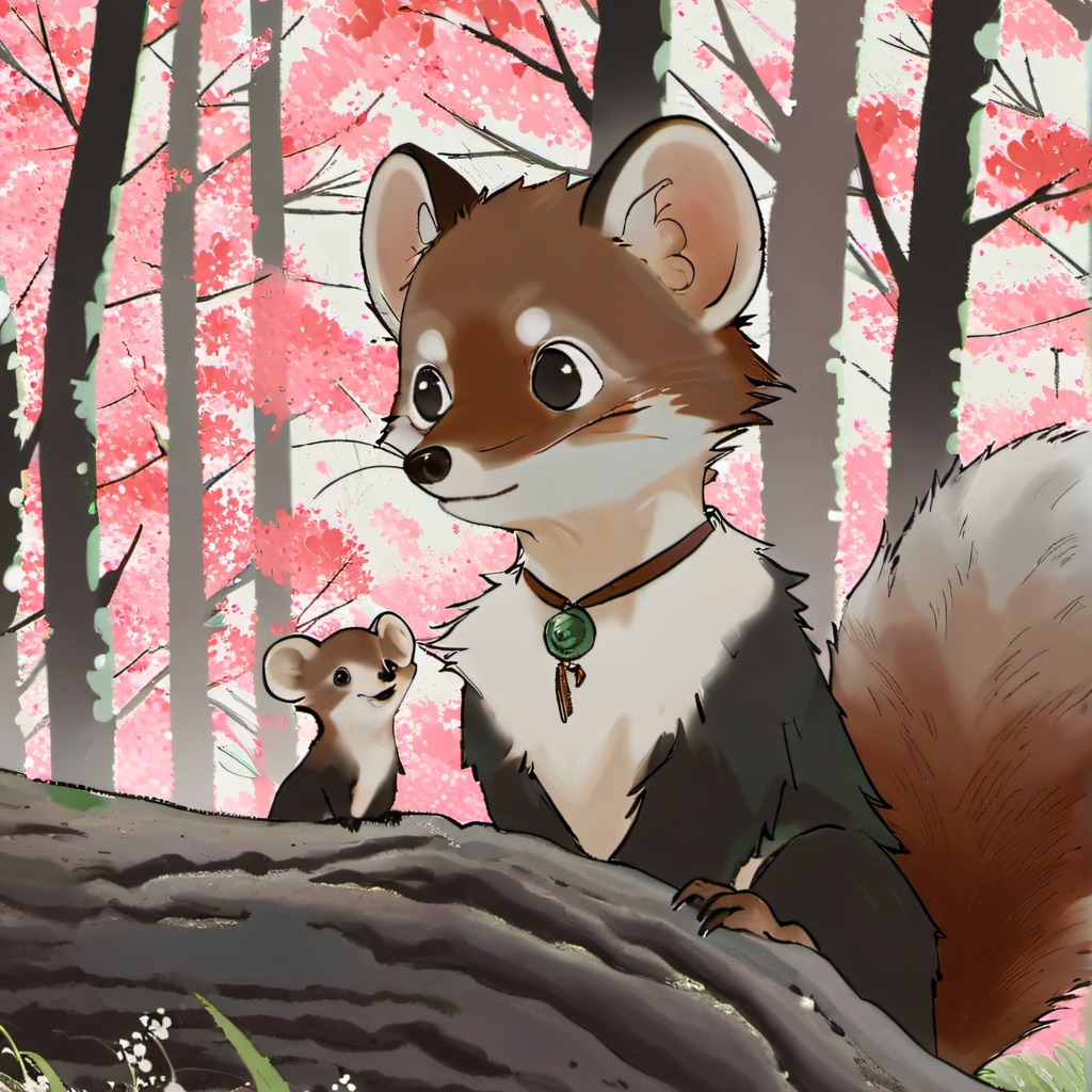 chat with ai character: a giant pine marte