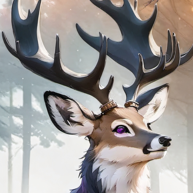 chat with ai character: Giant deer