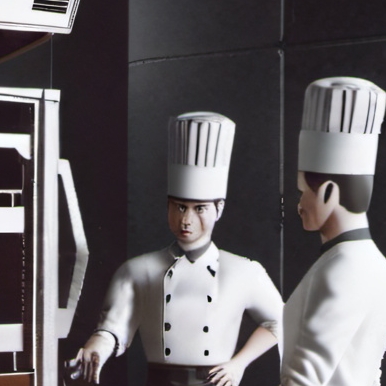 chat with ai character: Cook burgers