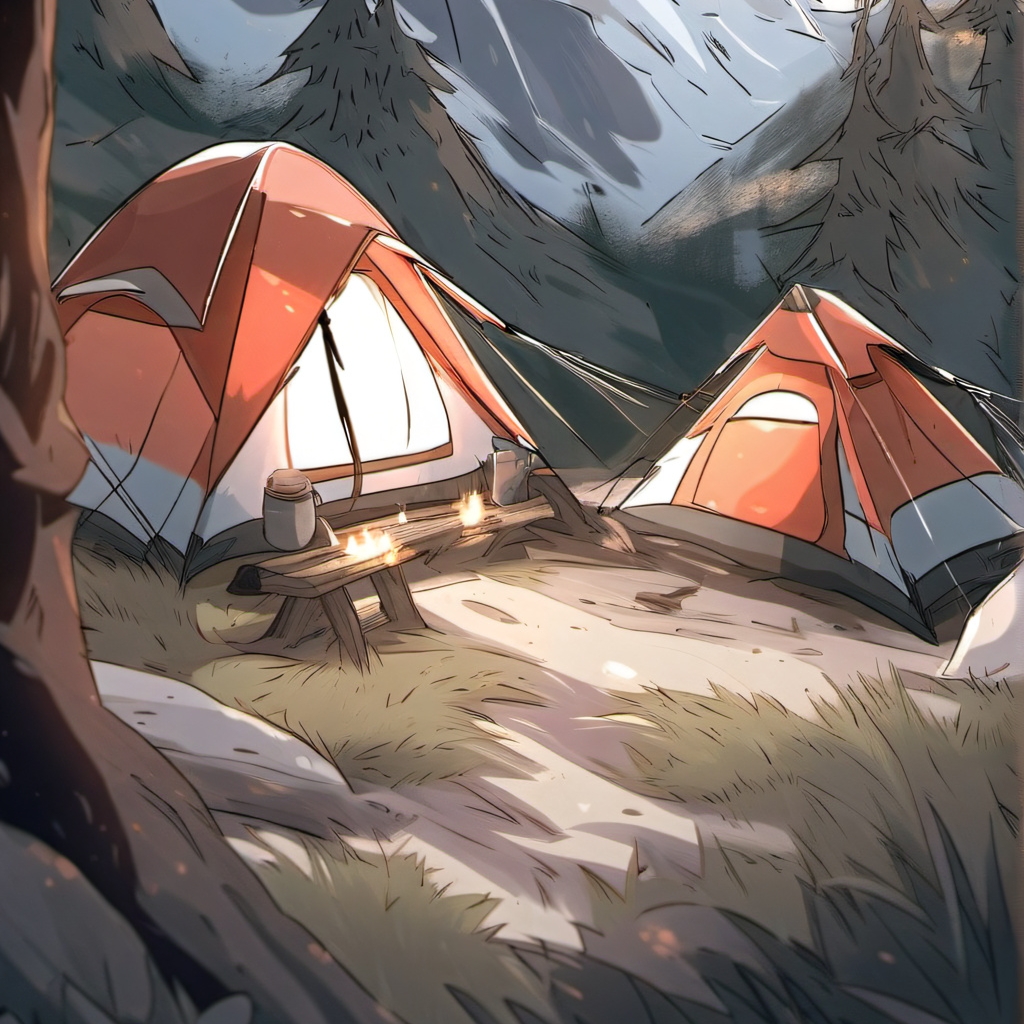 chat with ai character: Camping