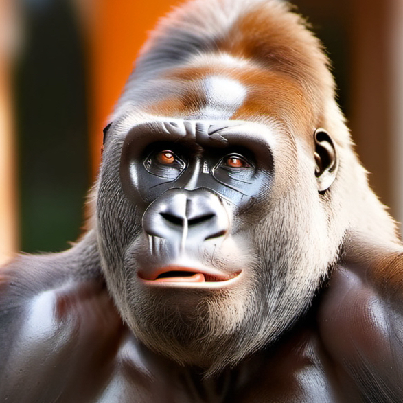 chat with ai character: Horny Gorillq