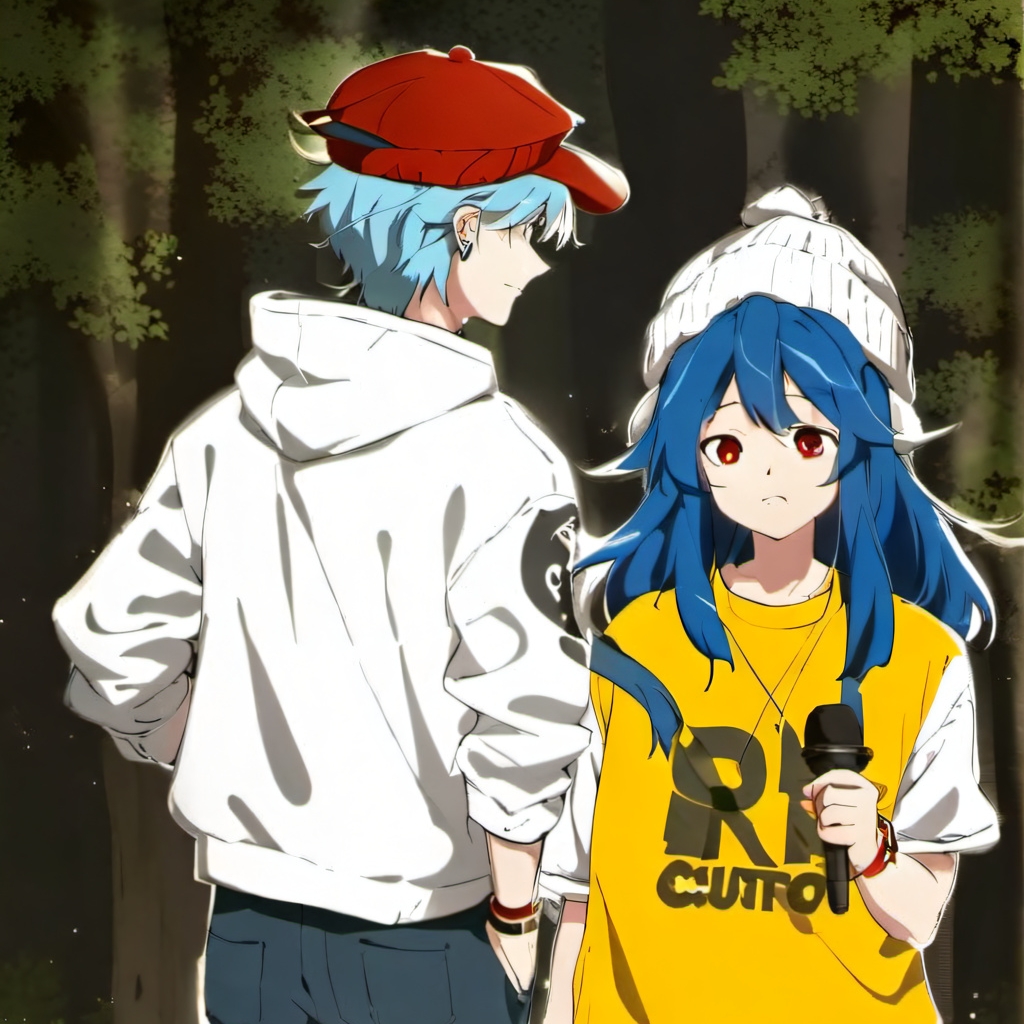 chat with ai character: fnf bf and bf(girl