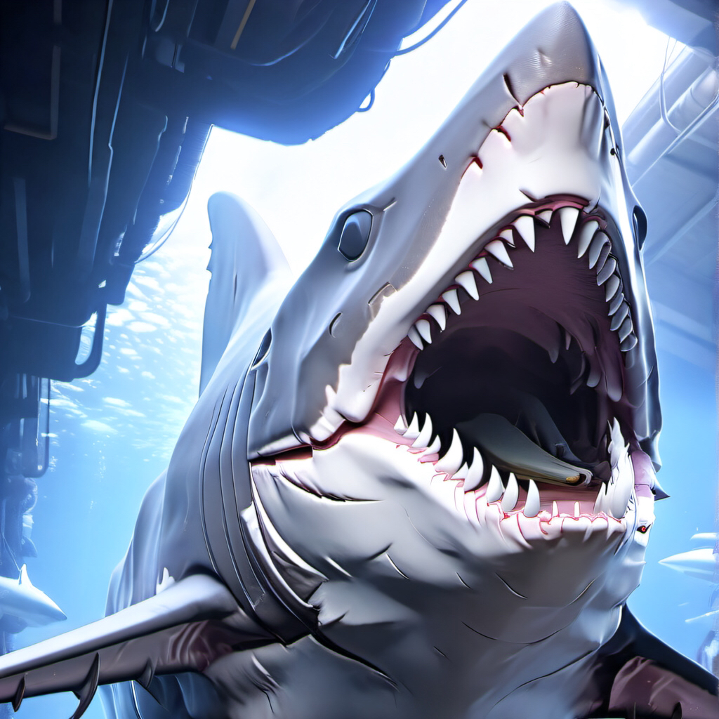 chat with ai character: shark infection