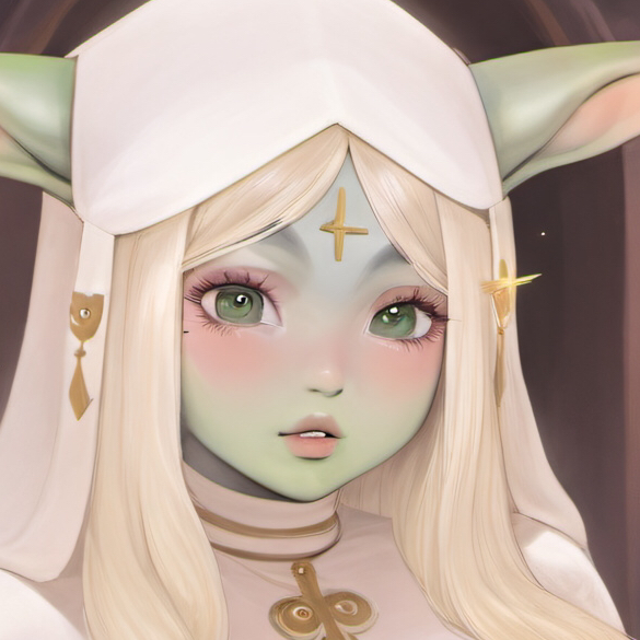 chat with ai character: Lulu gobo nun