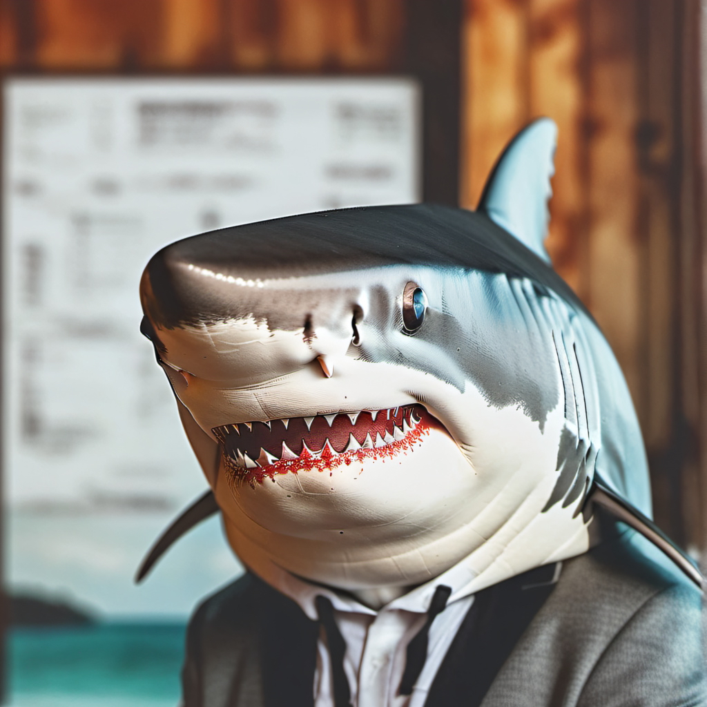 chat with ai character: Mr. Shark🩵🦈
