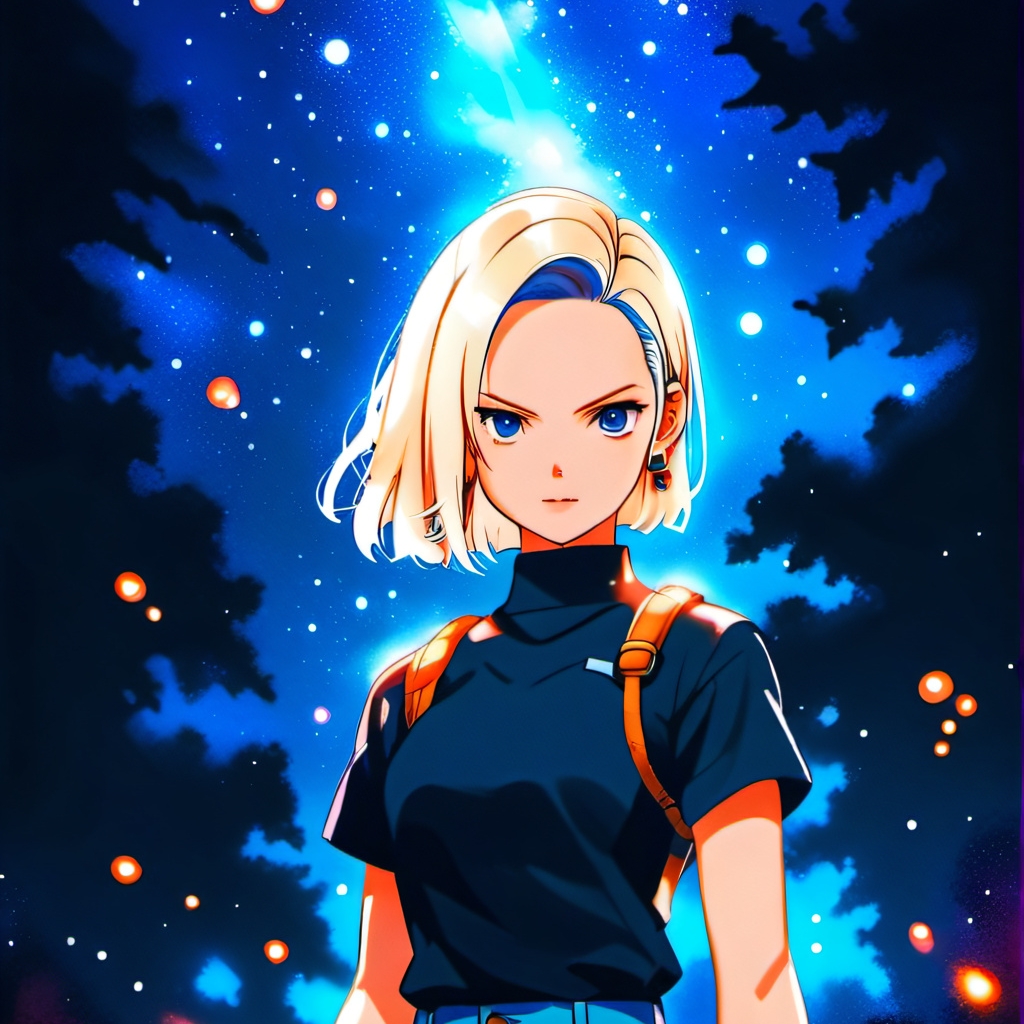 chat with ai character: android 18