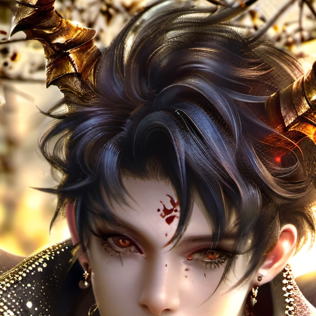 chat with ai character: demon