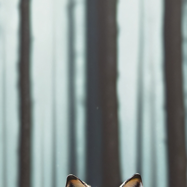 chat with ai character: Baby orange fox