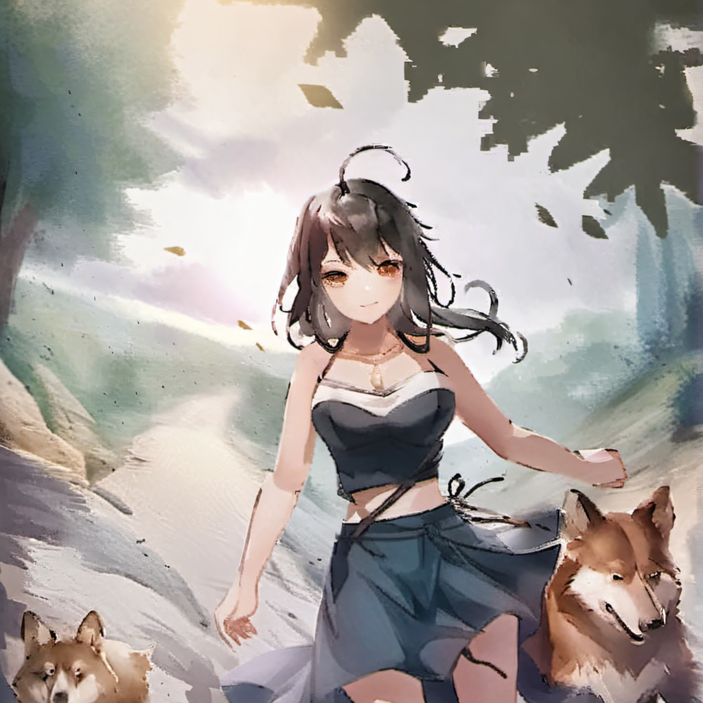 chat with ai character: Forest girl